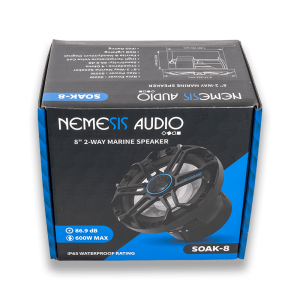 Nemesis Audio SOAK-8 – 8″ Marine Speaker with RGB Lighting