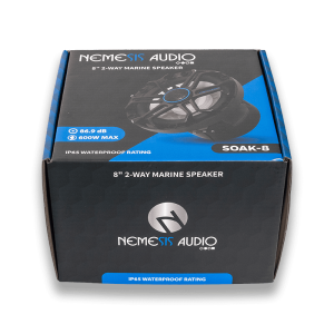 Nemesis Audio SOAK-8 – 8″ Marine Speaker with RGB Lighting